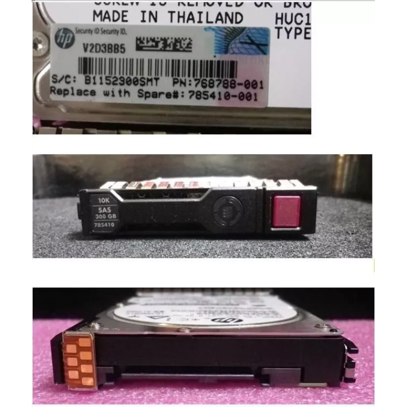 HPE Enterprise 300GB SAS 12G 10K 2,5 inch SFF Hot-Swap HDD z SmartDrive Carrier 785410-001