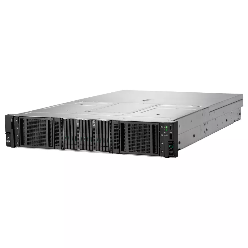 Serwer rackowy HPE ProLiant DL340 Gen12 2U z procesorem Intel Xeon Gold 6505P, 64GB DDR5, 8 wnęk SFF, MR408i-o, podwójny zasilacz 1000W