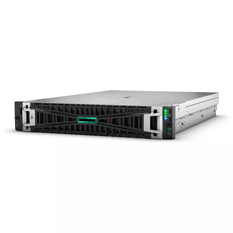 Serwer HPE ProLiant DL345 Gen11 - 2U Rack, AMD EPYC 9115 2.6GHz 16-rdzeniowy, 64GB RAM, 8 SFF Hot-Plug, MR416i-p, podwójny zasilacz 1000W
