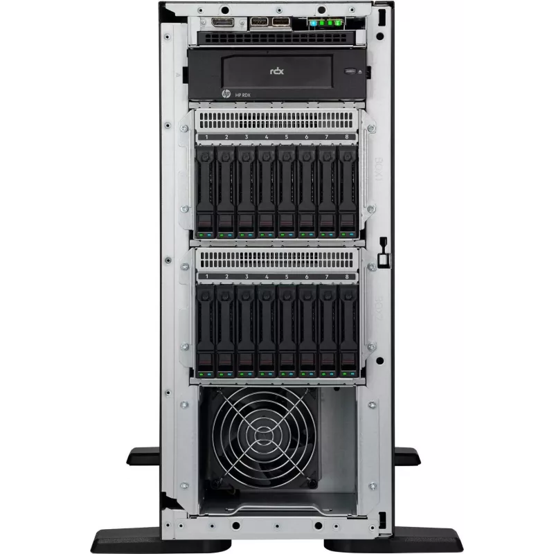 Serwer HPE ProLiant ML110 Gen11 - Intel Xeon Silver 4510 2.4GHz 12-rdzeniowy 1P 64GB RAM 8SFF NS204i-u MR408i-o 2x1000W PS