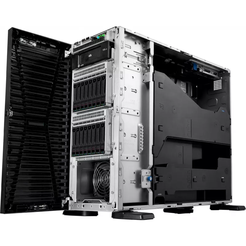 Serwer HPE ProLiant ML110 Gen11 - Intel Xeon Silver 4510 2.4GHz 12-rdzeniowy 1P 64GB RAM 8SFF NS204i-u MR408i-o 2x1000W PS