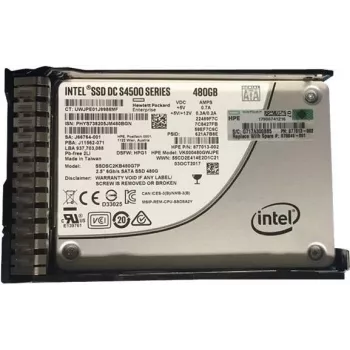 HPE Część zamienna 480GB SATA 6G Read Intensive SFF SSD (878846-001)