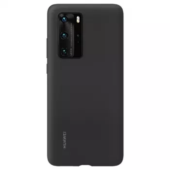 Huawei P40 Pro Silicone Case Black
