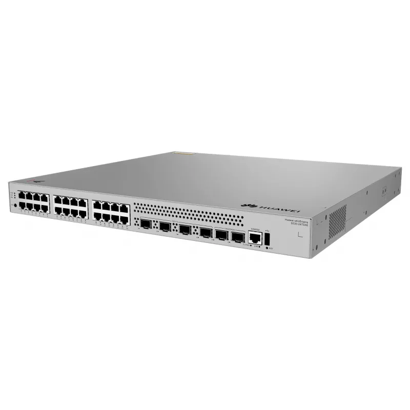 HUAWEI S530-24T4XE 24x10/100/1000BASE-T ports 4x10GE SFP+ ports 2x12GE stack ports z 1x modułem zasilania AC eKit
