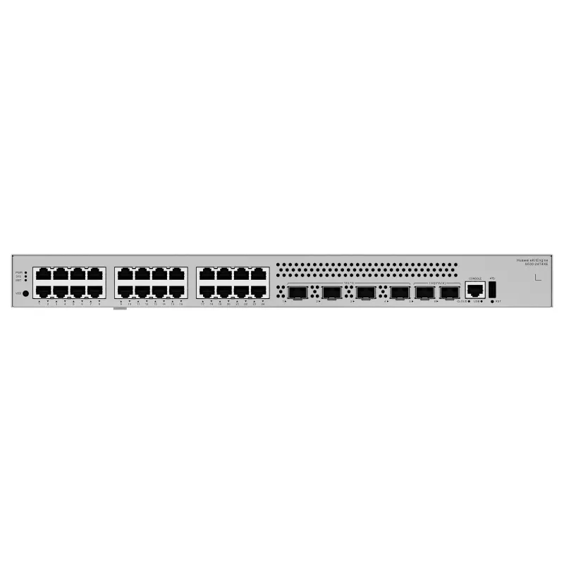 HUAWEI S530-24T4XE 24x10/100/1000BASE-T ports 4x10GE SFP+ ports 2x12GE stack ports z 1x modułem zasilania AC eKit