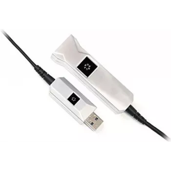 Huddly USB 3.0 Aktywny Kabel Optyczny, Type-A Male do Type-A Female, 10 m, Czarny 7090043790450