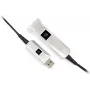 Huddly USB 3.0 Aktywny Kabel Optyczny, Type-A Male do Type-A Female, 10 m, Czarny 7090043790450