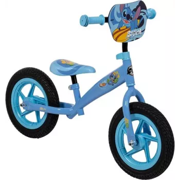 Huffy Stitch 16 G Rower Dziecięcy, Koła 16 Cali, Motyw Disney Stitch, Stalowa Rama, Przedni Hamulec Ręczny i Tylny Hamulec Pedałowy, Odpinane Kółka Boczne, Niebieski/Różowy