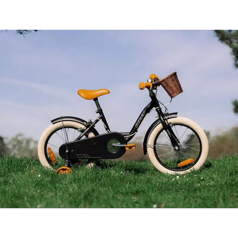 Huffy Vintage 16 rower dziecięcy - połysk czarny (21255W)
