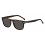 Okulary przeciwsłoneczne HUGO BOSS BLACK BOSS1626S086 dla mężczyzn - czarna oprawka, szare szkła, 55/18/145 mm