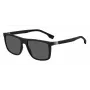 Okulary przeciwsłoneczne męskie HUGO BOSS BLACK BOSS1699S807, czarna oprawka, szare szkła, 56/18/150 mm