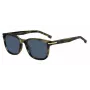 HUGO BOSS BLACK BOSS1722GS517 Okulary przeciwsłoneczne prostokątne czarna oprawka szare szkła 54mm