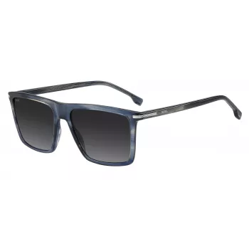 Okulary przeciwsłoneczne Hugo Boss Black męskie BOSS1844S2W8 - szare szkła, oprawka acetatowa