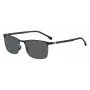Okulary przeciwsłoneczne HUGO BOSS BLACK BOSS1635STI7 Męskie Oprawka Acetatowa Szare Szkła 57mm