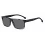 Okulary przeciwsłoneczne HUGO BOSS BLACK BOSS1760GS38I Męskie Kwadratowa Oprawa Ciemnoszare Szkła 59mm
