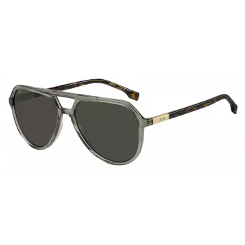 Okulary przeciwsłoneczne HUGO BOSS BLACK BOSS1831S1ED Męskie 58/16/145 mm Szare Soczewki