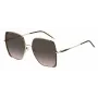 HUGO BOSS BLACK Okulary przeciwsłoneczne damskie BOSS1707S01Q - Szare soczewki, czarna oprawka, 58mm