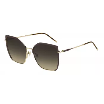 HUGO BOSS BLACK Okulary przeciwsłoneczne damskie BOSS1708S01Q - czarna oprawka, szare szkła, 58mm