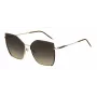 HUGO BOSS BLACK Okulary przeciwsłoneczne damskie BOSS1708S01Q - czarna oprawka, szare szkła, 58mm