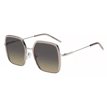 Okulary przeciwsłoneczne HUGO BOSS BLACK dla kobiet BOSS1783S8KB - czarna oprawka, szare szkła, 55 mm