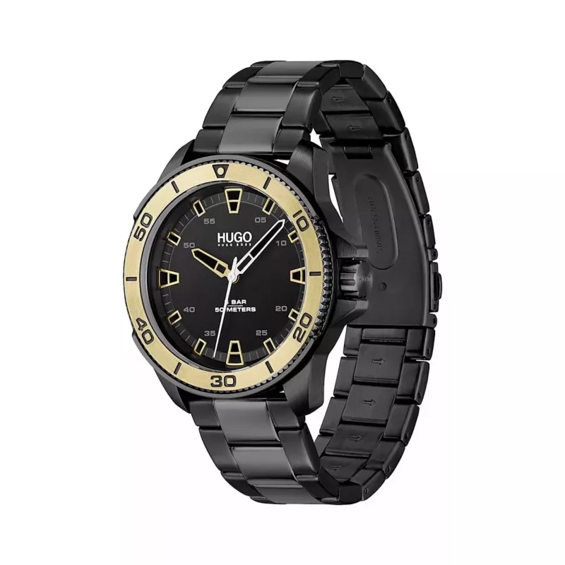 Zegarek męski HUGO BOSS Skymaster Chronograph 1530225 44mm Stal nierdzewna Niebieska tarcza