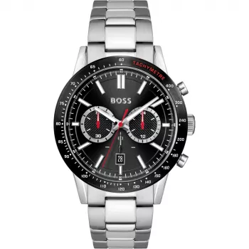 Zegarek męski HUGO BOSS Velocity Chronograph 1513922 44mm Stal nierdzewna Niebieska tarcza