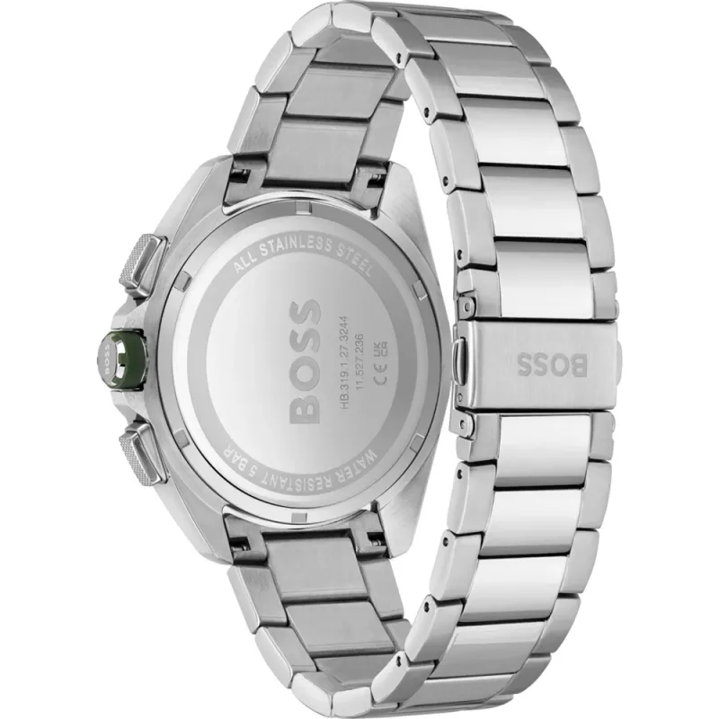 Zegarek męski HUGO BOSS 1513951 44mm Stal nierdzewna Niebieska tarcza Chronograf