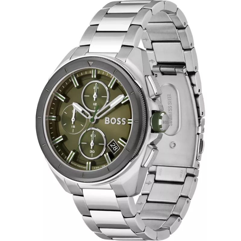 Zegarek męski HUGO BOSS 1513951 44mm Stal nierdzewna Niebieska tarcza Chronograf