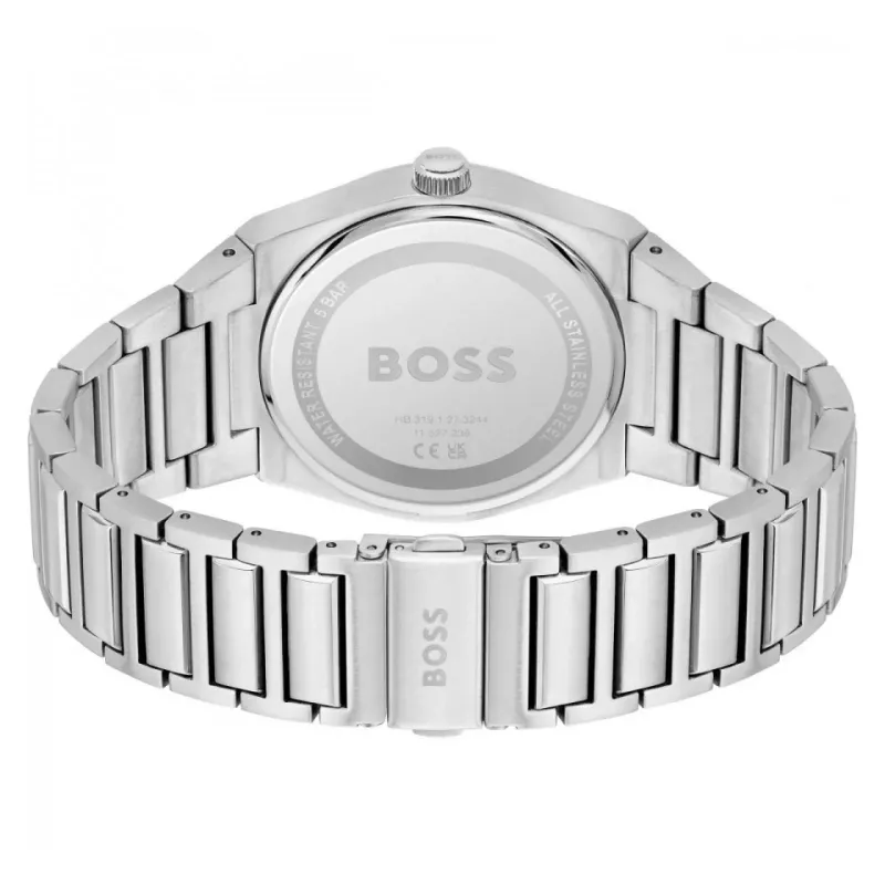 Zegarek męski HUGO BOSS 1513992 42mm Niebieska tarcza Stal nierdzewna Chronograf