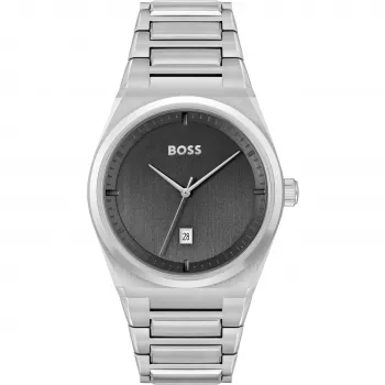 Zegarek męski HUGO BOSS 1513992 42mm Niebieska tarcza Stal nierdzewna Chronograf