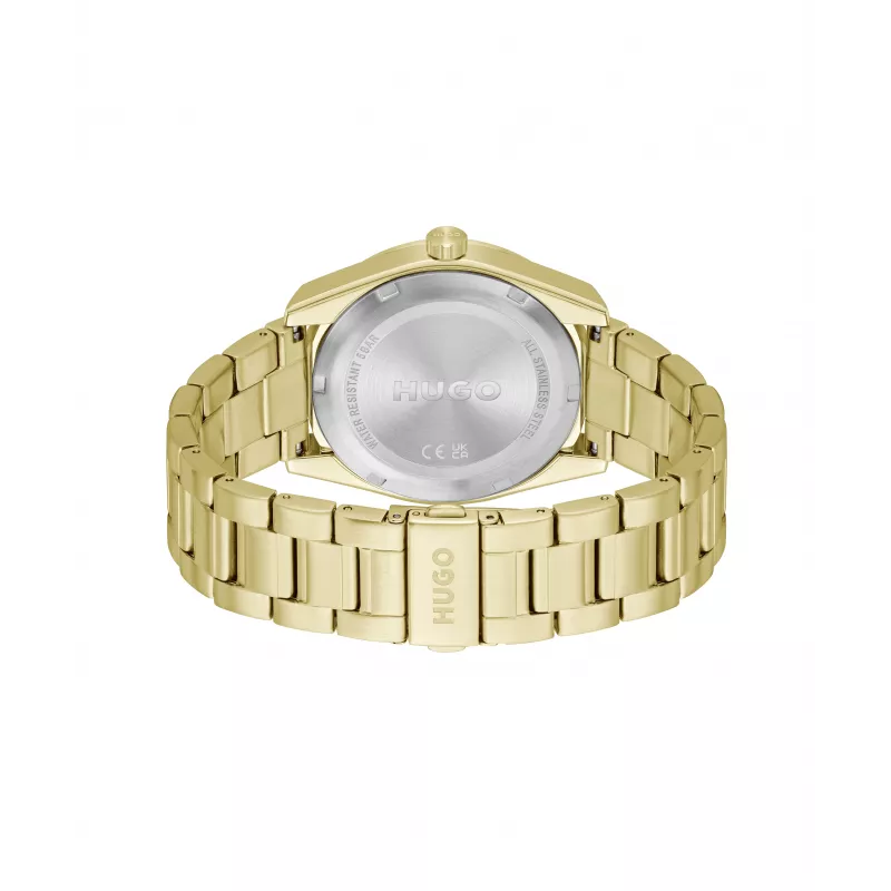 Zegarek HUGO MAN 1530354 42mm Kwarcowy Chronograf Czarny Silikon