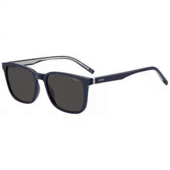 HUGO MAN HG-1356-S-PJP Okulary przeciwsłoneczne - czarna oprawka, szare soczewki polaryzacyjne 55/18/145 mm