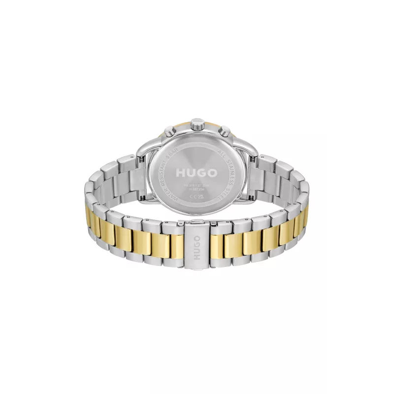 Zegarek HUGO MAN 1530235 44mm Czarny Silikon