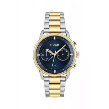 Zegarek HUGO MAN 1530235 44mm Czarny Silikon