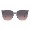 Okulary przeciwsłoneczne HUGO damskie HG1275SKB7F7F - oprawka acetatowa Havana/Brąz, soczewki brązowe gradientowe, 57mm
