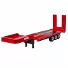 Huina 1:18 Niskopodwoziowa Naczepa do Ciężarówki RC Scania 770S - Czerwona
