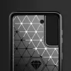 Hurtel Carbon Case Flexible Cover for Samsung Galaxy S21 FE Black