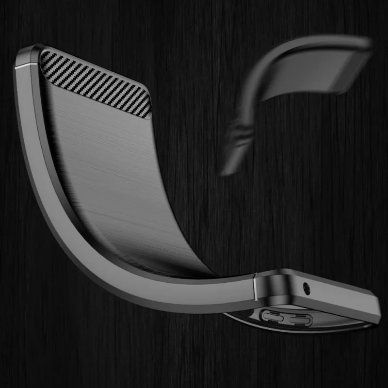 Hurtel Carbon Case Flexible Cover Sleeve dla Samsung Galaxy A53 5G Czarny