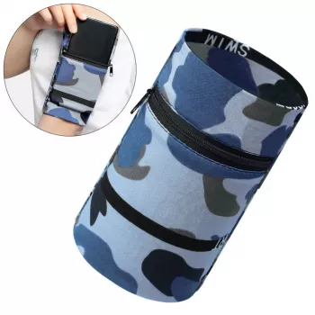 Hurtel Fabric Armband for Running Fitness, Camo Blue