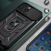Etui Hurtel Hybrid Armor Camshield do Huawei nova Y90, pancerne z osłoną aparatu, czarne