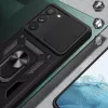 Hurtel Hybrid Armor Camshield Case for Samsung Galaxy A14 - Blue