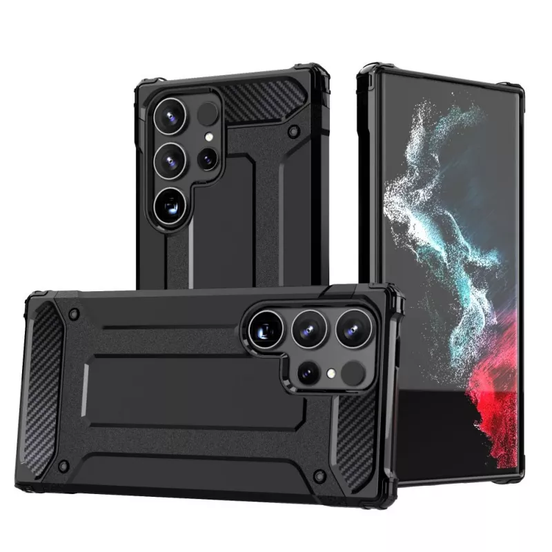 Hurtel Hybrid Armor Case do Apple iPhone 15 Pro - Czarny