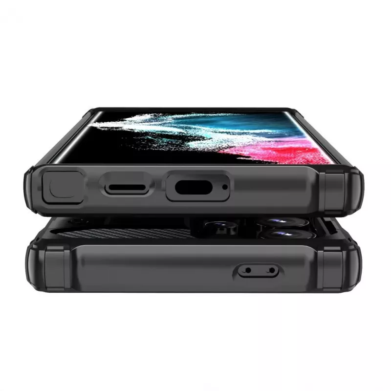 Hurtel Hybrid Armor Case do Apple iPhone 15 Pro - Czarny