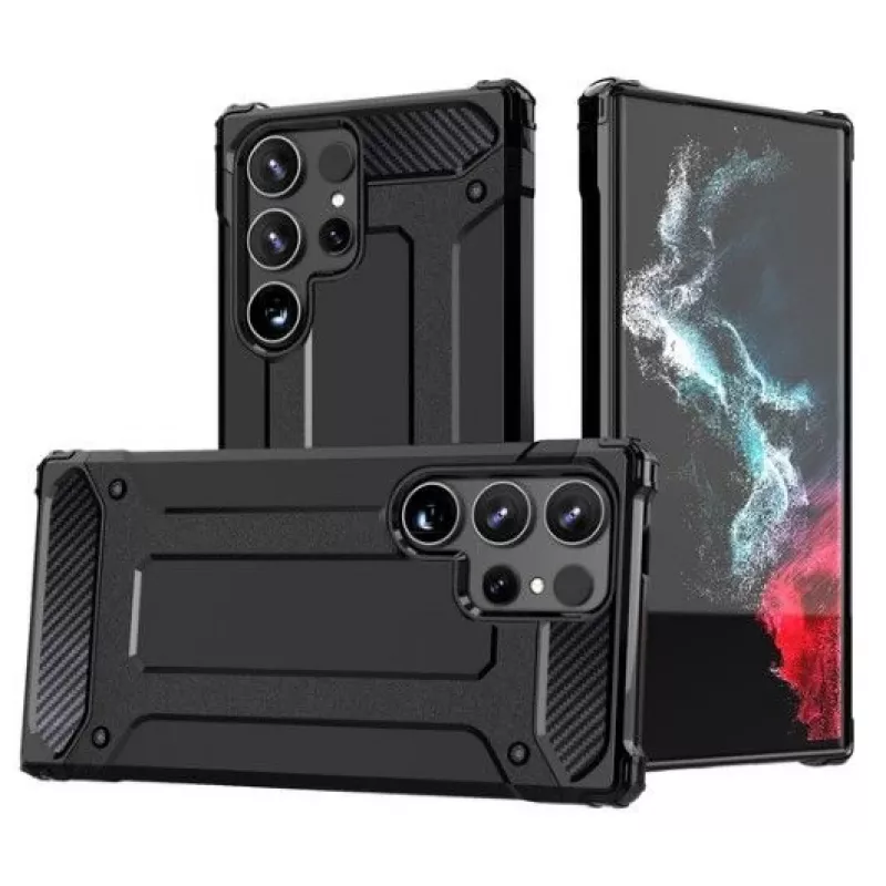 Hurtel Hybrid Armor Case do Apple iPhone 15 Pro - Czarny