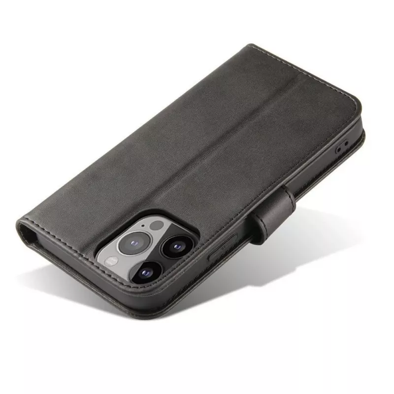 Hurtel Magnet Case Cover do TCL 20 Pro 5G Flip Cover Wallet Stand Czarny