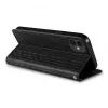 Hurtel Magnet Strap Case do iPhone 13 Mini - Etui Portfel z Miniaturowym Pendantem na Smycz - Czarny