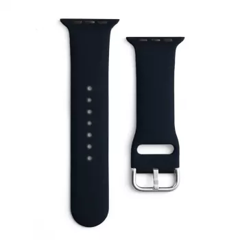 Hurtel Silicone Strap APS do Apple Watch 38/40/41mm Pasek do Zegarka - Czarny