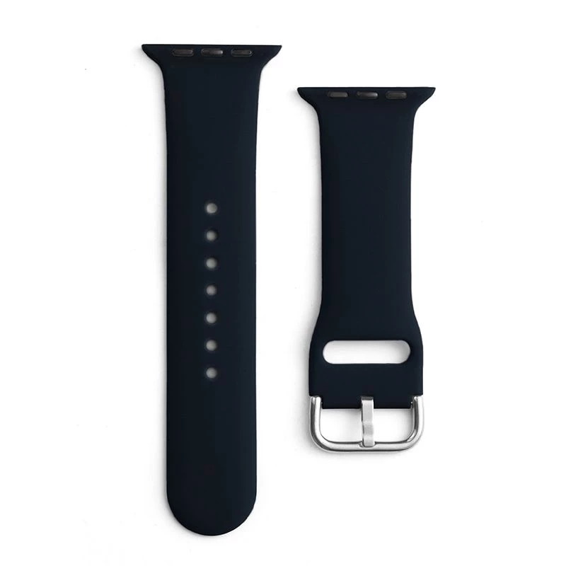 Hurtel Silicone Strap APS do Apple Watch 38/40/41mm Pasek do Zegarka - Czarny