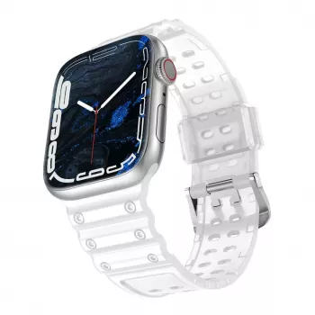 Hurtel Strap Triple Protection do Apple Watch 42/44/45/49 mm Pasek Bransoletka - Przezroczysty