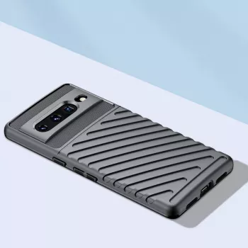 Hurtel Thunder Case Flexible Armored Cover for Google Pixel 7 Pro Black